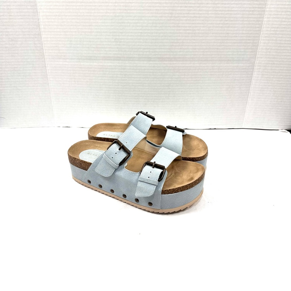 Altar’d State Serenna Platform Sandals Women’s Chunky Heel Open Toe Sz 8
